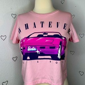 Barbie cropped tee 💗